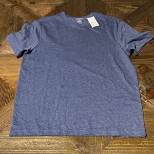 J. Crew Men's Heather Blue Short Sleeve Tee